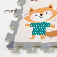 Matras Puzzle EVA Tebal Lembut Motif Kartun Bebas Formamida Ukuran 30cm/60cm untuk Ruang Bermain Bayi