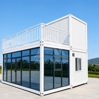Maison conteneur en kit, conteneur démontable, conteneur préfabriqué en kit, conteneur modulaire, bureau/entrepôt montagne isolé