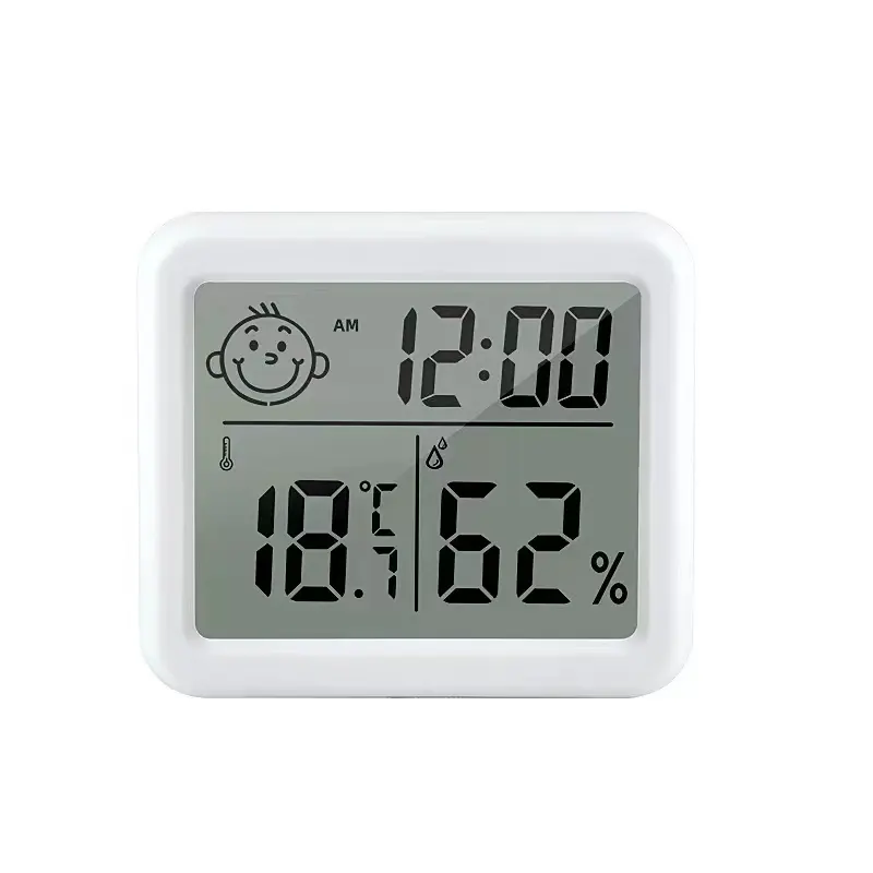 LCD Electronic Temperature Humidity Meter Indoor Room Digital Thermometer Hygrometer Weather Station