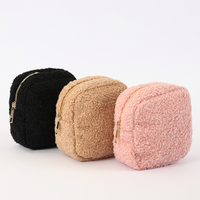 Keymay Rts Stock Offre Spéciale S M L Xl sac de voyage avec Logo personnalisé 4 couleurs maquillage pochette en peluche sac cosmétique en tissu éponge