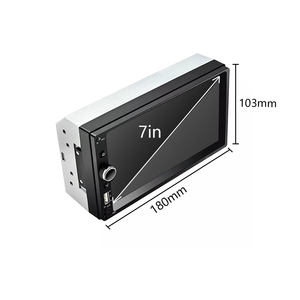 Màn hình cảm ứng 1024x600 2 DIN đôi 7 inch đài phát thanh xe <span class=keywords><strong>MP5</strong></span> Máy nghe nhạc với BT <span class=keywords><strong>FM</strong></span> SD USB AUX gương liên kết Video Stereo điều khiển từ xa - Product Image 2