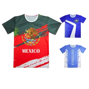 공장 맞춤형 멕시코 대통령 선거 티셔츠 멕시코 국기 티셔츠 다양한 국가의