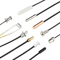 Sensor Suhu Termistor NTC Tahan Air dengan Kabel Resistor 5K 10K 50K 100K Berbagai Pilihan Tersedia