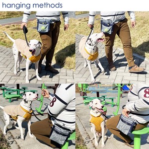 Free Sample Hands-Free Wool Rabbit <b>Training</b> <b>Treat</b> Bag Waterproof IP67 Automatic Close Feeding Walking Pouch Pet Accessories - Product Image 5