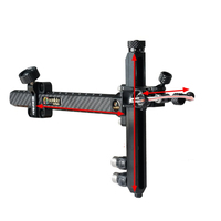 Sanlida X10 II - Visée pour arc classique - 9 pouces - Construction légère en carbone et aluminium - Tir de précision sur cible