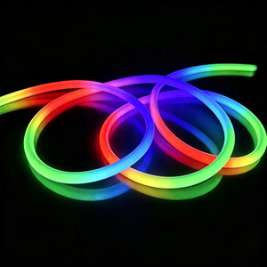 360 Degree RGB <b>Neon</b> <b>Flex</b> Strip 22mm Black Silicone IP65 Seamless Dimmable Cuttable 24V for Garden Home Bedroom Decor - Product Image 3