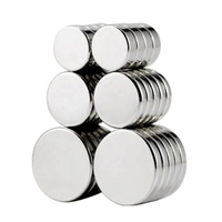 N50H N40SH N33UH Disco personalizado Redondo Circular Proveedor dorado Materiales Imanes de neodimio permanentes fuertes