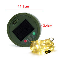 10M USB wiederauf ladbare LED Camping Lampen Not blitz Fernbedienung Solar Lichterketten für Outdoor-Abenteuer