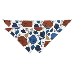 Pañuelo Geométrico Floral para Mascotas, Pañuelo Triangular de Tela para Perros y Gatos, para Uso Diario - Product Image 1