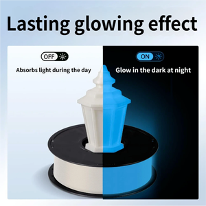 3D Printer Filament <b>PLA</b> Night Glow Color for Bambu Luminous FDM Rainbow 1.75mm 1kg - Product Image 2