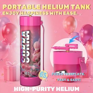 Tanque de Helio Desechable <span class=keywords><strong>SOKKA</strong></span>, Cilindro de Helio Portátil que Llena Más de 100 Globos, para Fiestas, Bodas, Cumpleaños y Decoraciones - Product Image 4