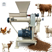 Nouvelle machine à granulés d'aliments pour animaux Snowy Owl personnalisée avec matrice réglable pour l'alimentation animale 0,6-2 TPH 2-12 mm pour usage agricole et industriel