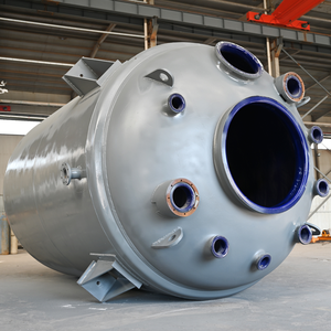 Reactor Continuo con Agitación y Revestimiento de Vidrio, Destilador Químico Esmaltado, Caldera de Reacción Química Resistente a la Corrosión, OEM Industrial - Product Image 1