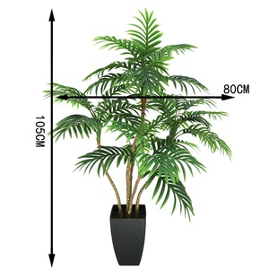 <span class=keywords><strong>Mini</strong></span> <span class=keywords><strong>palmier</strong></span> artificiel de 105 cm <span class=keywords><strong>en</strong></span> <span class=keywords><strong>pot</strong></span> avec 42 feuilles, plante tropicale réaliste pour la décoration de la maison, du bureau, de l'hôtel, du restaurant - Product Image 5