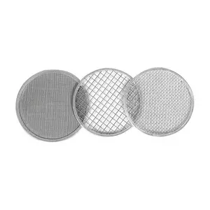 0.2 0.5 1 2 5 10 micron AISI304 316 stainless steel wire mesh metal filter disc