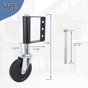 <span class=keywords><strong>Roue</strong></span> de <span class=keywords><strong>portail</strong></span> robuste <span class=keywords><strong>pour</strong></span> portails battants - Product Image 5