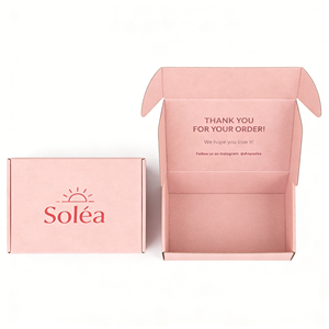 Caja de Envío para Ropa, Embalaje Personalizado para Comercio Electrónico, Caja de Cartón Corrugado Tipo E con Tapa Superior, Fabricante Personalizado - Product Image 4