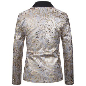 Nieuw Product Promotie Party Prestaties Party Sfeer Mode <span class=keywords><strong>Blazer</strong></span> Jas Mannen - Product Image 2