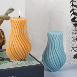 Moldes de silicona con diseño 3D de columna geométrica, para velas - Product Image 3