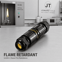 Connecteur rapide M25 étanche IP68 à 2, 3, 4, 5 broches, joint de câblage LED pour alimentation électrique sous-marine