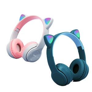 Para niñas niños gato <span class=keywords><strong>auriculares</strong></span> inalámbricos Bluetooth niño gatito azul <span class=keywords><strong>auriculares</strong></span> niñas lindo Rosa chico <span class=keywords><strong>auriculares</strong></span> con orejas - Product Image 6