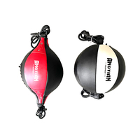 Balle de frappe à double extrémité/balle de vitesse réflexe de boxe/sac rond à double extrémité avec logo personnalisé de l'usine Angtian