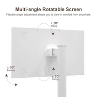 Nouvelle Tendance Téléviseur 24 Pouces Smart TV LED Tablette de Jeu Android 13 4G+64G Caméra Rotative Portable pour Entreprise et Divertissement