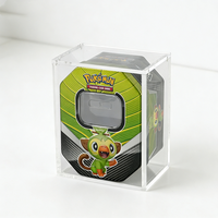 Boîte de présentation miniature autoportante en acrylique transparent scellé, protection UV personnalisée, prix d'usine, moderne
