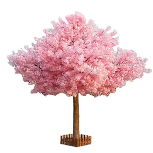 Em Stock Source Fábrica Preço Barato Outdoor Indoor Personalizado Grande Artificial Falso Cherry Blossom Tree Decoração Do Casamento