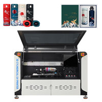Nueva Impresora de Inyección de Tinta UV Semiautomática para Productos Cilíndricos, Impresión de 360 Grados, Alta Velocidad 60-90 piezas/hora, Conectividad Ethernet