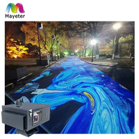 Système de projection interactive 3D tout-en-un pour sol numérique extérieur, projecteur de cartographie de sol pour stade