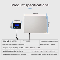Balance postale numérique pour usage professionnel e-commerce, précision 10g, en acier inoxydable, portable, pour peser courrier et colis, support OEM