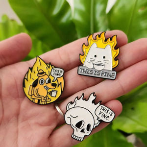 เข็มกลัดโลโก้การ์ตูนแบบกำหนดเอง, เข็มกลัดโลหะลายน่ารัก, ออกแบบส่วนตัว, สั่งซื้อขั้นต่ำน้อย - Product Image 1