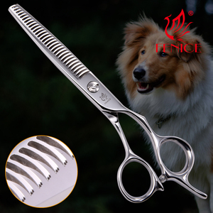 Profesional Japón 440c de acero 6,5 pulgadas Pet <span class=keywords><strong>perros</strong></span> adelgazamiento tijeras dientes tijeras - Product Image 2