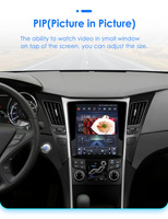 CARUPEZ 9.7 Inch Vertical Tesla Style Android Car Stereo untuk Hyundai Sonata YF 2011-2015 8 Core IPS DSP GPS Wireless CarPlay
