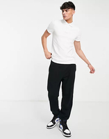 T-Shirt homme blanc personnalisé de bonne qualité, en coton, pike, 210gsm, Polo