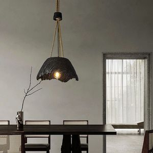 Lámpara Colgante de Diseño Retro Estilo Japonés Wabi-Sabi, Lámpara de Araña Original para Restaurante, Dormitorio, Casa de Huéspedes, Bar - Product Image 6