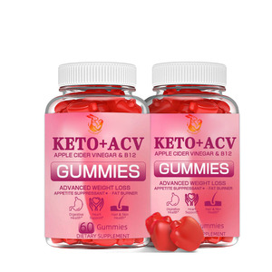 Gummies Keto ACV à Marque Blanche avec Poudre de Vinaigre de Cidre de Pomme et Poudre de Jus de Grenade pour Accélérer les Réactions Chimiques - Product Image 1