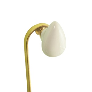 Crochets muraux pour manteaux, patères colorées pour vêtements avec vis, poignées de placard, support mignon en forme de goutte de pluie - Product Image 1