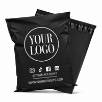 Sacs d'expédition en polyéthylène compostables personnalisés avec logo, pour vêtements, emballage postal, enveloppes d'expédition
