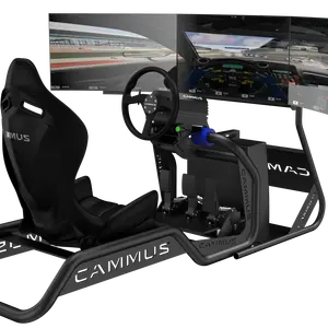 Simulador de Máquina De Jogo de Corrida Do Motor Poderoso Cammus Acessórios Pedais de Base de Roda volante Simulado Jogo de Corrida Jogo