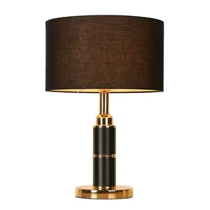 Hotel Bar Dimmable Light Classic Fashion Metal Gold Table Light Luxury Hotel Bedside Lamp Home Decor Light Table Lamp