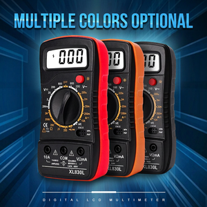 Multímetro Digital XL830L de 3 Dígitos, 600V 10A, Alta Definición, Retroiluminación, Protección Inteligente, Portátil, Tamaño de Bolsillo - Product Image 2
