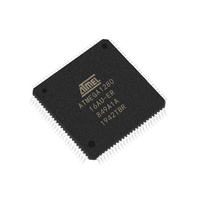 Microcontrolador ATMEGA1280-16AU, Encapsulado TQFP100, 8 bits, MCU Original, en Stock