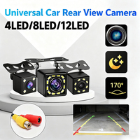 Caméra de recul Rhythm Car 170 ° Golden Lens AHD Starlight Night Vision Fisheye Super Wide Angle Reverse Camera