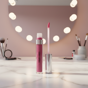 Brillo labial personalizado de gran venta, pegamento fijador de brillo labial, adhesivo firme para labios, ojos y cuerpo, polvo de purpurina para maquillaje de escenario - Product Image 1