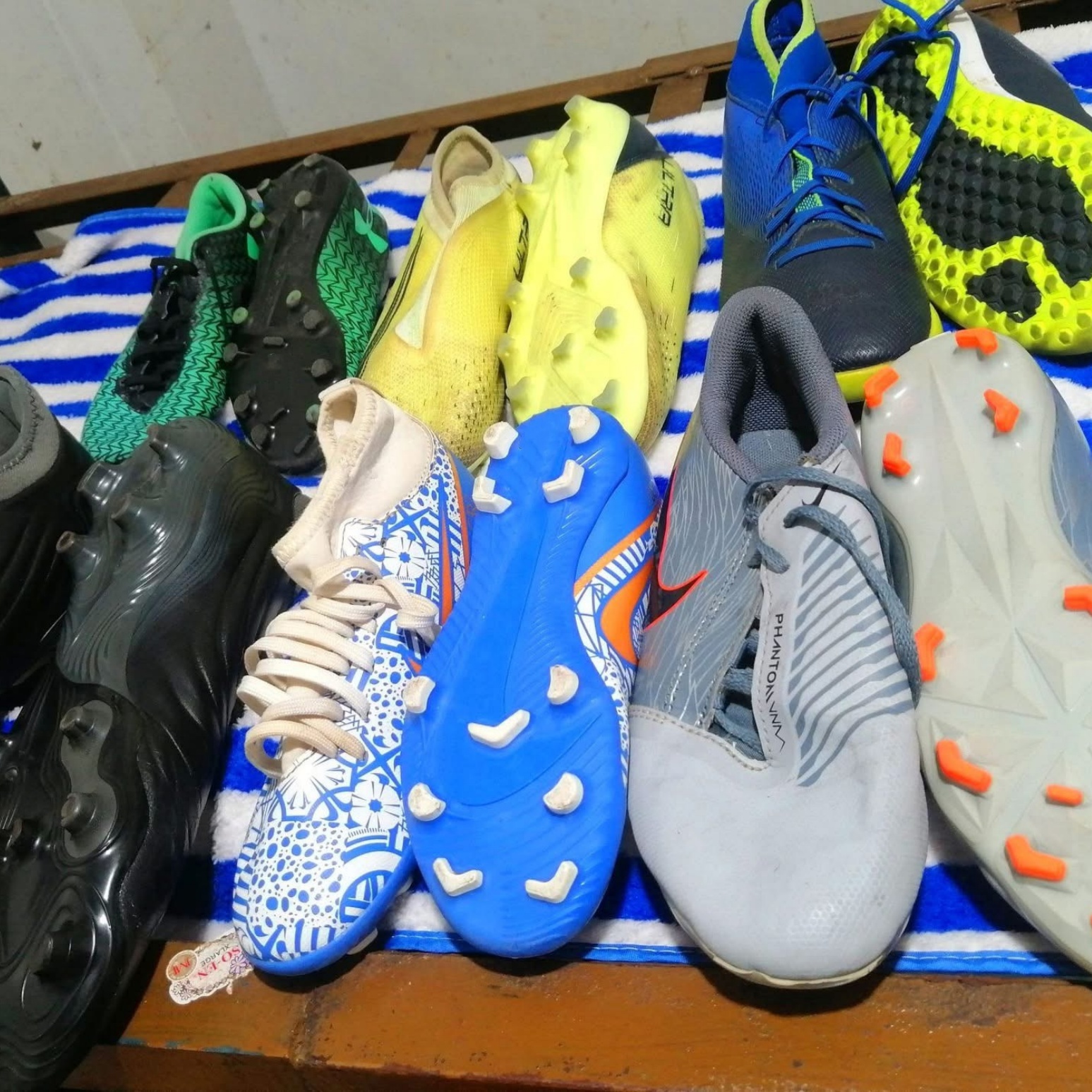 used nike football boots