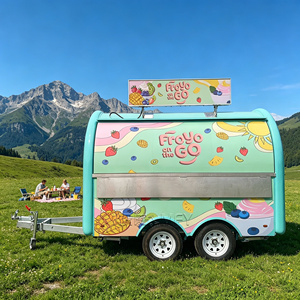 Fully Equipped Coffee Trailer Fast Burger Truck CE Certified Dessert Street Food <b>Cart</b> - Product Image 6