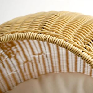 Handmade Natural Woven Wicker Rattan Pet <strong>Dog</strong> Cat <strong>Bed</strong> Nest Sleeping House Baskets with Cushion for Cat Kitten All Seasons - Product Image 3