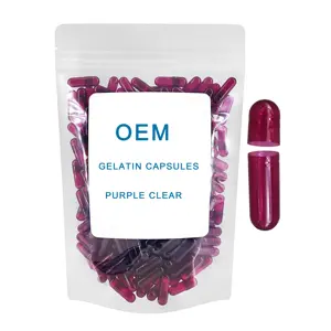 High Quality Gelatin Capsules All Size available Made by Full-automatic Capsules Machine